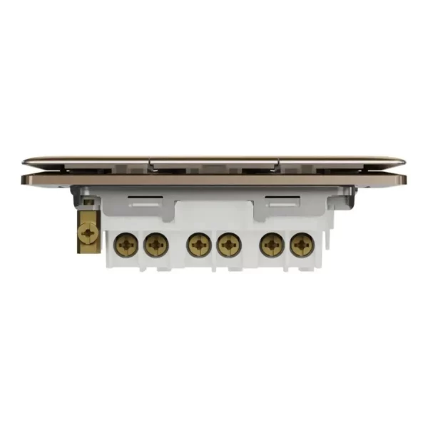 Schneider Switch, Unica X, 2 way, 16AX, 250V, 3 gangs, with LED, Dark Bronze ,NUX33_2N_DB - Image 7
