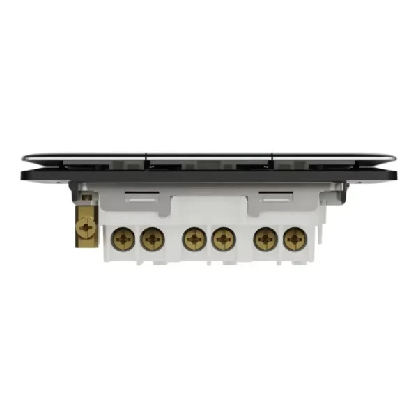 Schneider Switch, Unica X, 2 way, 16AX, 250V, 3 gangs, with LED,Jet Black ,NUX33_2N_JB - Image 7