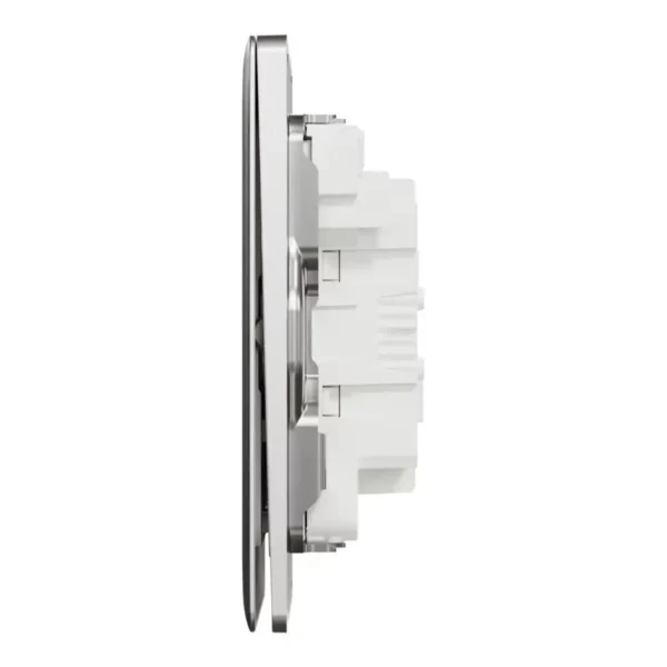Schneider Switch, Unica X, 2 way, 16AX, 250V, 3 gangs, with LED, Stainless Steel ,NUX33_2N_SS - Image 4