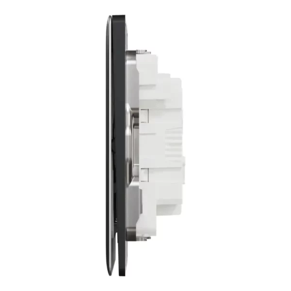 Schneider Momentary switch, Unica X, 10A, 250V, 3 gangs, Dark Grey ,NUX33_PR_DG - Image 4