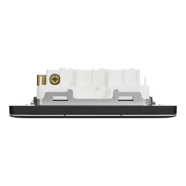 Schneider Momentary switch, Unica X, 10A, 250V, 3 gangs, Dark Grey ,NUX33_PR_DG - Image 6
