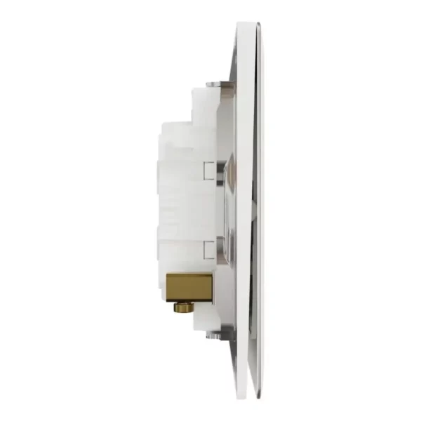 Schneider Momentary switch, Unica X, 10A, 250V, 3 gangs, Painted White ,NUX33_PR_PW - Image 5