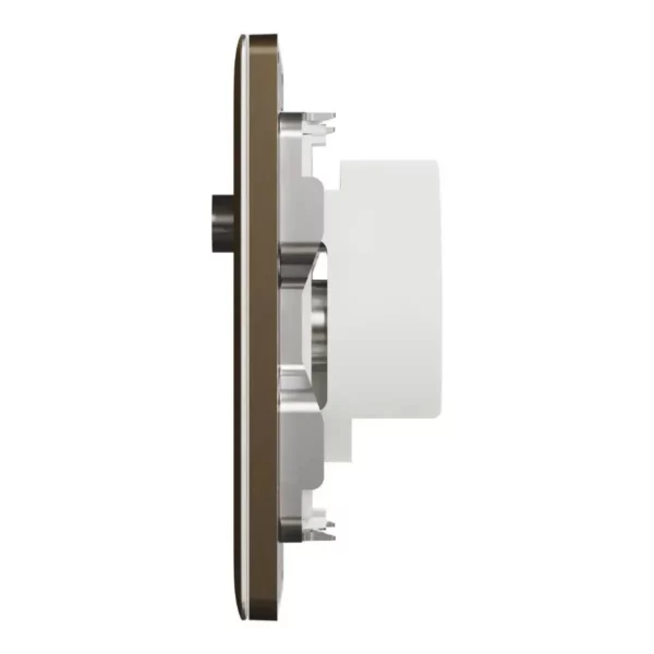 Schneider Master socket outlet, Unica X, with TV-SAT-R module, Antique Bronze ,NUX33SMATV_AB - Image 4
