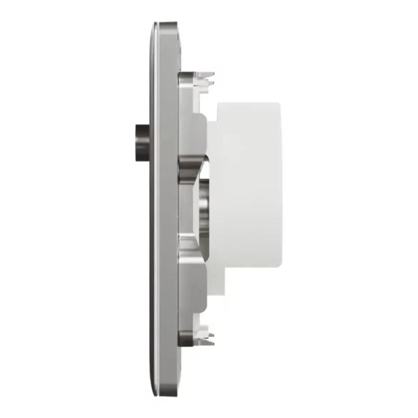 Schneider Master socket outlet, Unica X, with TV-SAT-R module, Stainless Steel ,NUX33SMATV_SS - Image 4