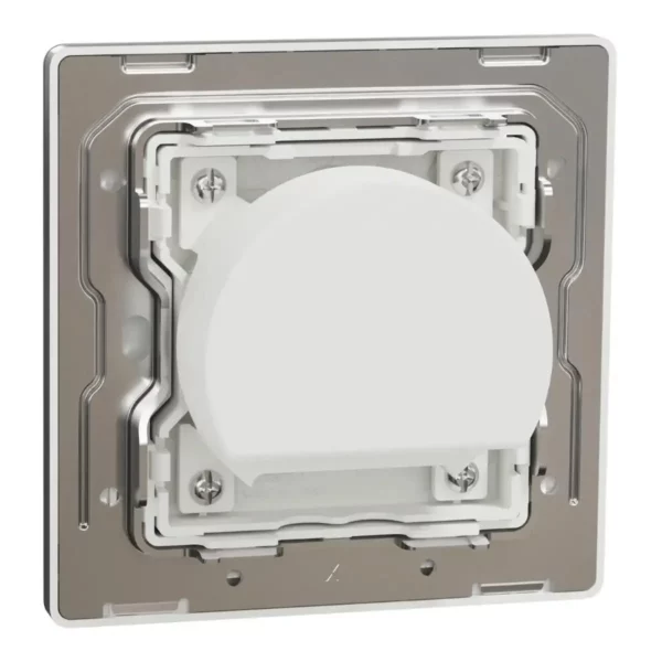 Schneider Master socket outlet, Unica X, with TV-SAT-R module, Stainless Steel ,NUX33SMATV_SS - Image 8