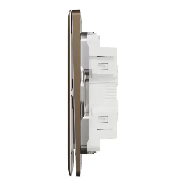 Schneider Switch, Unica X, 1 way, 16AX, 250V, 4 gangs, Dark Bronze ,NUX34_1_DB - Image 4