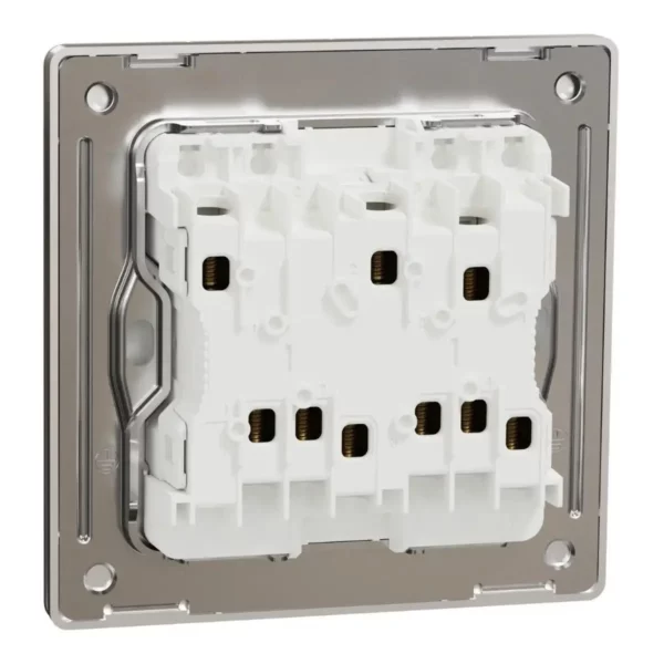 Schneider Switch, Unica X, 1 way, 16AX, 250V, 4 gangs, Dark Bronze ,NUX34_1_DB - Image 8