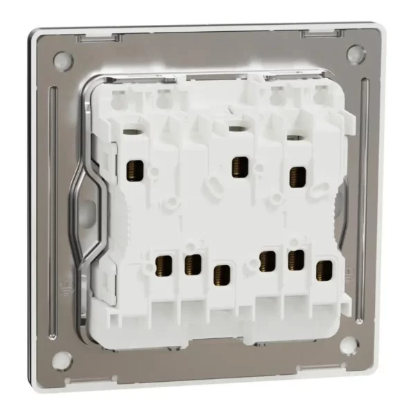 Schneider Switch, Unica X, 1 way, 16AX, 250V, 4 gangs,Jet Black ,NUX34_1_JB - Image 8