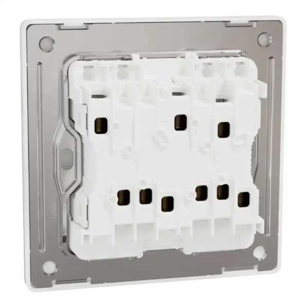 Schneider Switch, Unica X, 1 way, 16AX, 250V, 4 gangs, Painted White ,NUX34_1_PW - Image 8