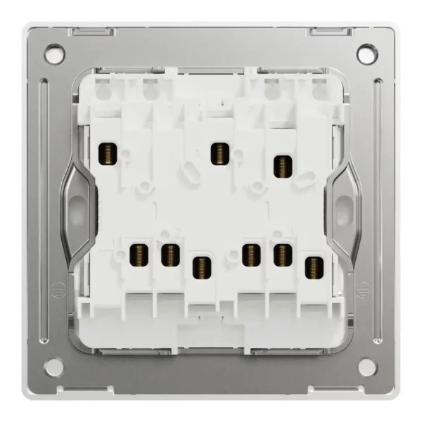 Schneider Switch, Unica X, 1 way, 16AX, 250V, 4 gangs, Stainless Steel ,NUX34_1_SS - Image 3
