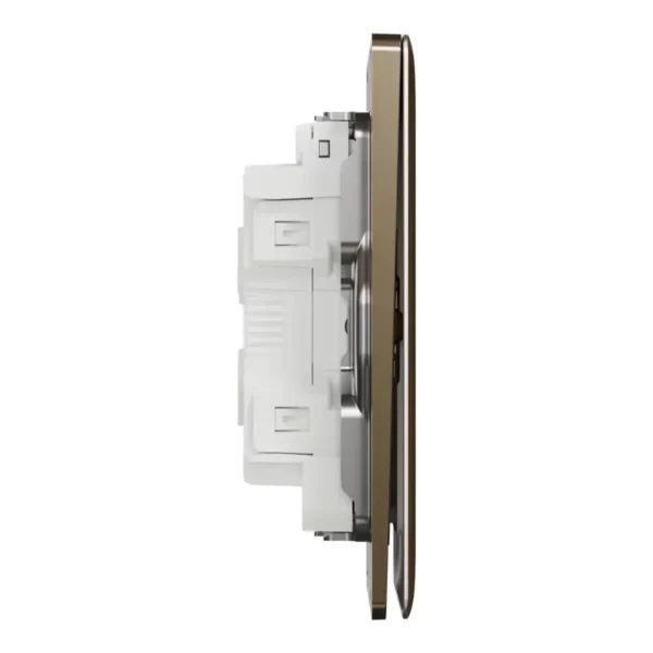 Schneider Switch, Unica X, 1 way, 16AX, 250V, 4 gangs, with LED, Antique Bronze ,NUX34_1N_AB - Image 5