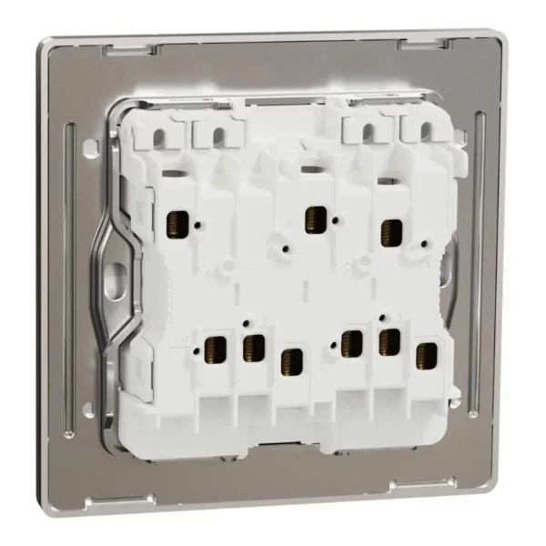 Schneider Switch, Unica X, 1 way, 16AX, 250V, 4 gangs, with LED, Antique Bronze ,NUX34_1N_AB - Image 8