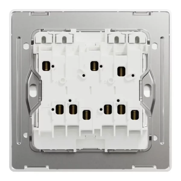 Schneider Switch, Unica X, 1 way, 16AX, 250V, 4 gangs, with LED, Dark Bronze ,NUX34_1N_DB - Image 3