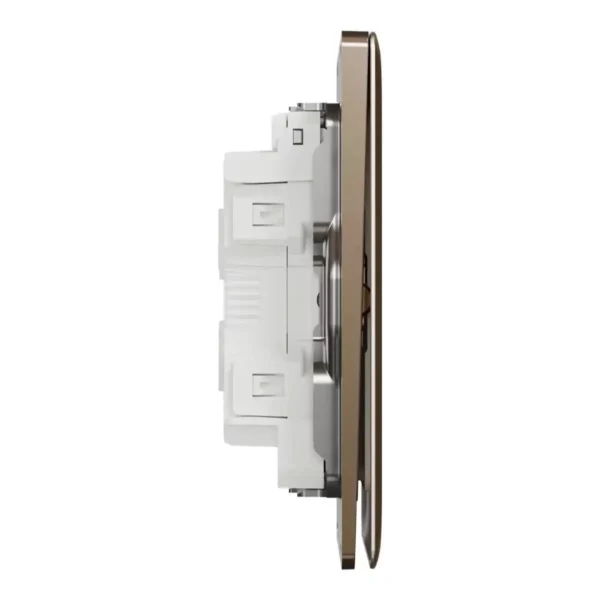 Schneider Switch, Unica X, 1 way, 16AX, 250V, 4 gangs, with LED, Dark Bronze ,NUX34_1N_DB - Image 5
