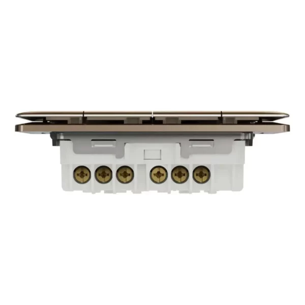 Schneider Switch, Unica X, 1 way, 16AX, 250V, 4 gangs, with LED, Dark Bronze ,NUX34_1N_DB - Image 7