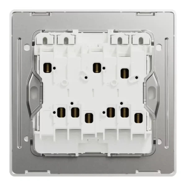 Schneider Switch, Unica X, 1 way, 16AX, 250V, 4 gangs, with LED, Dark Grey ,NUX34_1N_DG - Image 3