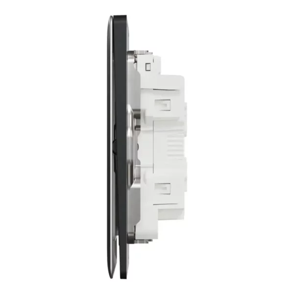 Schneider Switch, Unica X, 1 way, 16AX, 250V, 4 gangs, with LED, Dark Grey ,NUX34_1N_DG - Image 4