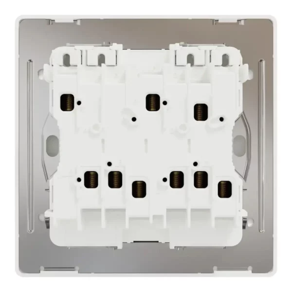 Schneider Switch, Unica X, 1 way, 16AX, 250V, 4 gangs, with LED, Painted White ,NUX34_1N_PW - Image 3
