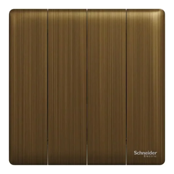 Schneider Switch, Unica X, 2 way, 16AX, 250V, 4 gangs, Antique Bronze ,NUX34_2_AB - Image 2