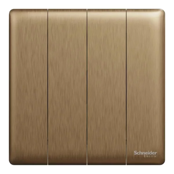 Schneider Switch, Unica X, 2 way, 16AX, 250V, 4 gangs, Dark Bronze ,NUX34_2_DB - Image 2