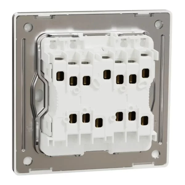 Schneider Switch, Unica X, 2 way, 16AX, 250V, 4 gangs, Dark Bronze ,NUX34_2_DB - Image 8