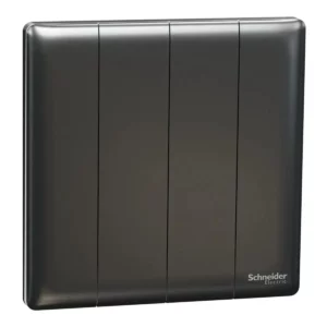 Schneider Switch, Unica X, 2 way, 16AX, 250V, 4 gangs, Dark Grey ,NUX34_2_DG