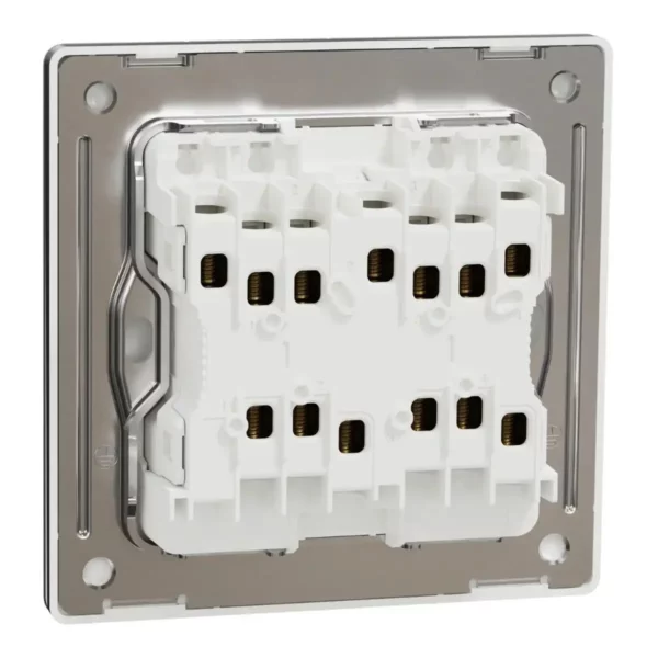 Schneider Switch, Unica X, 2 way, 16AX, 250V, 4 gangs, Dark Grey ,NUX34_2_DG - Image 8