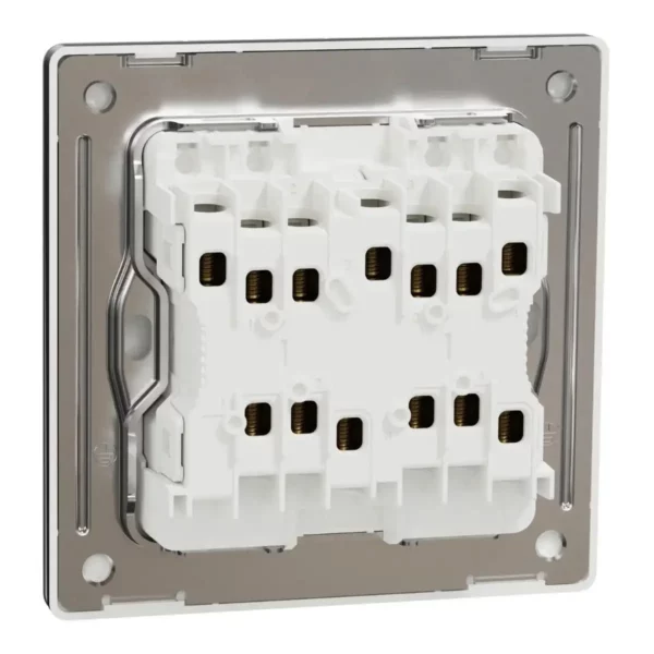 Schneider Switch, Unica X, 2 way, 16AX, 250V, 4 gangs,Jet Black ,NUX34_2_JB - Image 8