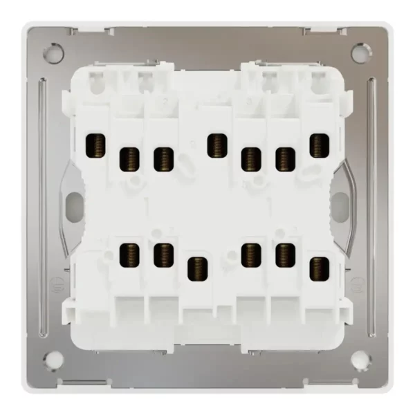 Schneider Switch, Unica X, 2 way, 16AX, 250V, 4 gangs, Painted White ,NUX34_2_PW - Image 3