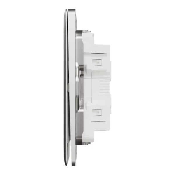 Schneider Switch, Unica X, 2 way, 16AX, 250V, 4 gangs, Stainless Steel ,NUX34_2_SS - Image 4