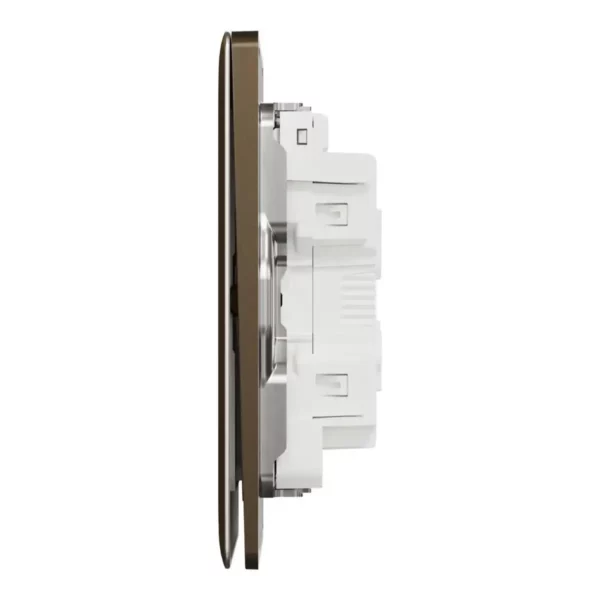 Schneider Switch, Unica X, 2 way, 16AX, 250V, 4 gangs, with LED, Antique Bronze ,NUX34_2N_AB - Image 4