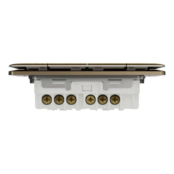 Schneider Switch, Unica X, 2 way, 16AX, 250V, 4 gangs, with LED, Antique Bronze ,NUX34_2N_AB - Image 7