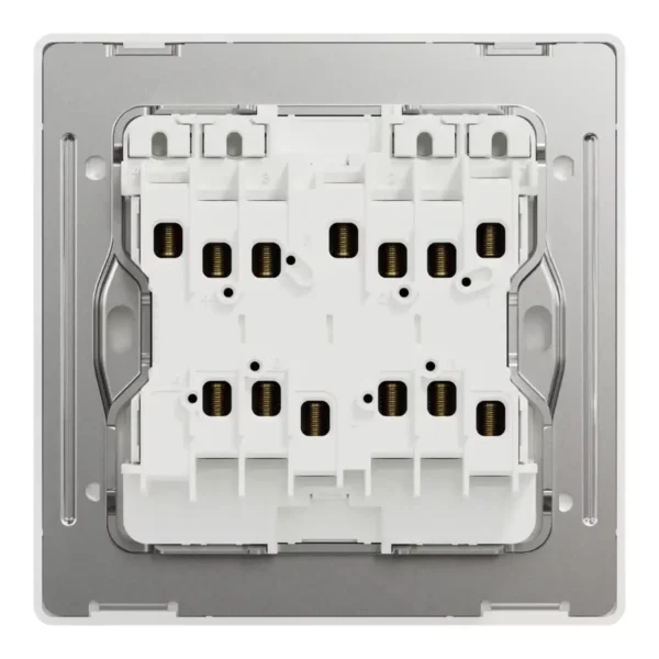 Schneider Switch, Unica X, 2 way, 16AX, 250V, 4 gangs, with LED, Dark Bronze ,NUX34_2N_DB - Image 3