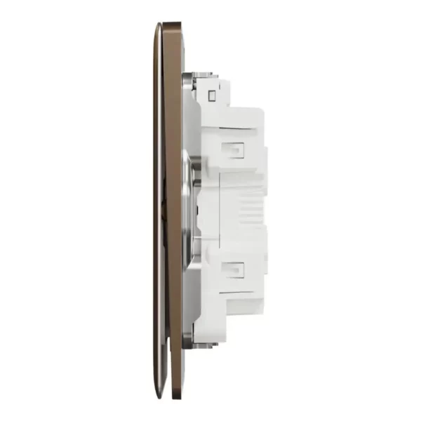 Schneider Switch, Unica X, 2 way, 16AX, 250V, 4 gangs, with LED, Dark Bronze ,NUX34_2N_DB - Image 4