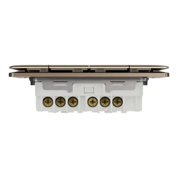 Schneider Switch, Unica X, 2 way, 16AX, 250V, 4 gangs, with LED, Dark Bronze ,NUX34_2N_DB - Image 7