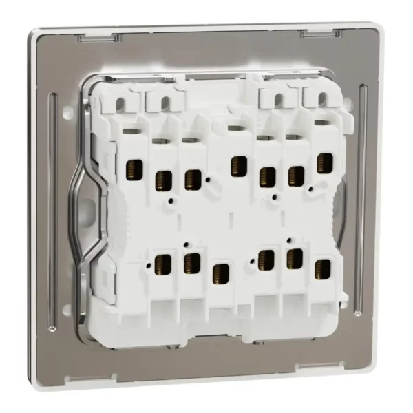 Schneider Switch, Unica X, 2 way, 16AX, 250V, 4 gangs, with LED, Dark Bronze ,NUX34_2N_DB - Image 8