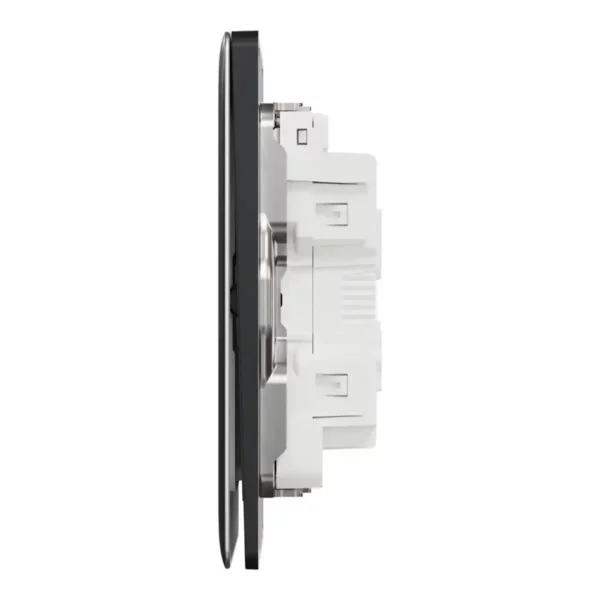 Schneider Switch, Unica X, 2 way, 16AX, 250V, 4 gangs, with LED, Dark Grey ,NUX34_2N_DG - Image 4