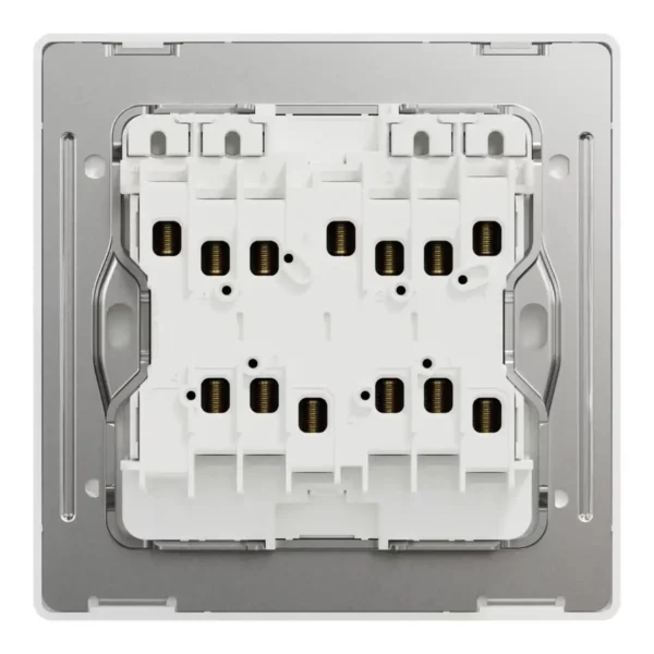 Schneider Switch, Unica X, 2 way, 16AX, 250V, 4 gangs, with LED,Jet Black ,NUX34_2N_JB - Image 3