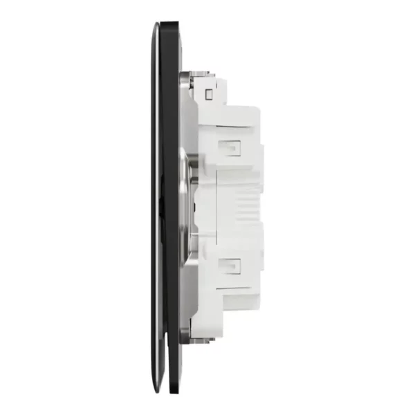 Schneider Switch, Unica X, 2 way, 16AX, 250V, 4 gangs, with LED,Jet Black ,NUX34_2N_JB - Image 4