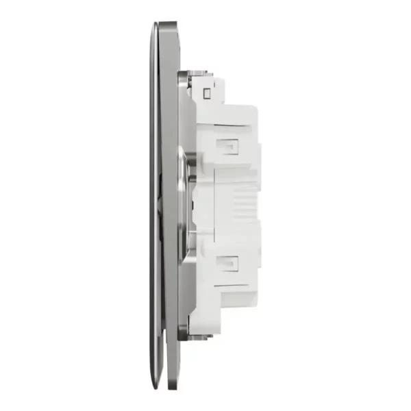 Schneider Switch, Unica X, 2 way, 16AX, 250V, 4 gangs, with LED, Stainless Steel ,NUX34_2N_SS - Image 4
