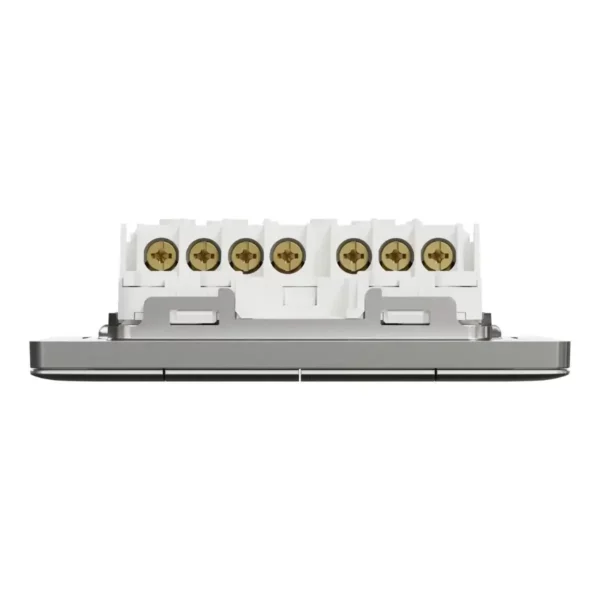 Schneider Switch, Unica X, 2 way, 16AX, 250V, 4 gangs, with LED, Stainless Steel ,NUX34_2N_SS - Image 6