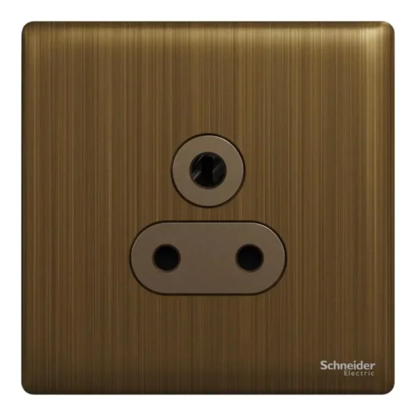 Schneider Socket outlet, Unica X, 5A, 250V, 3 pin, Antique Bronze ,NUX426_5_AB - Image 2