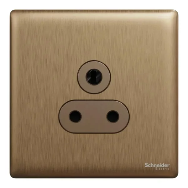 Schneider Socket outlet, Unica X, 5A, 250V, 3 pin, Dark Bronze ,NUX426_5_DB - Image 2