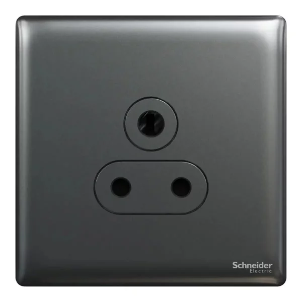 Schneider Socket outlet, Unica X, 5A, 250V, 3 pin, Dark Grey ,NUX426_5_DG - Image 2