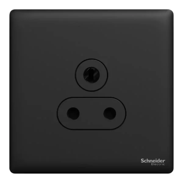Schneider Socket outlet, Unica X, 5A, 250V, 3 pin,Jet Black ,NUX426_5_JB - Image 2