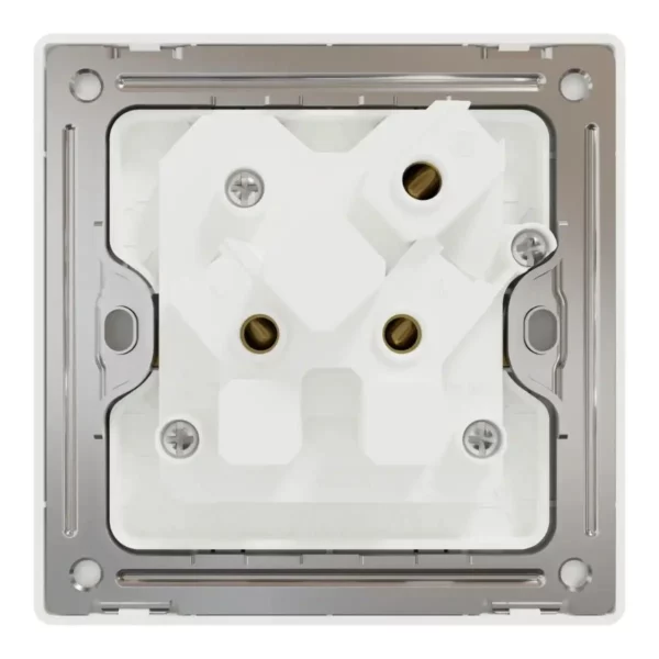 Schneider Socket outlet, Unica X, 5A, 250V, 3 pin, Painted White ,NUX426_5_PW - Image 3