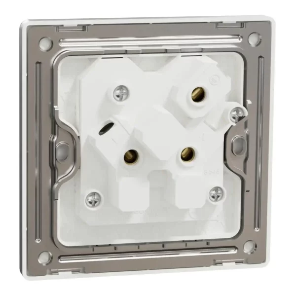 Schneider Socket outlet, Unica X, 5A, 250V, 3 pin, Stainless Steel ,NUX426_5_SS - Image 8