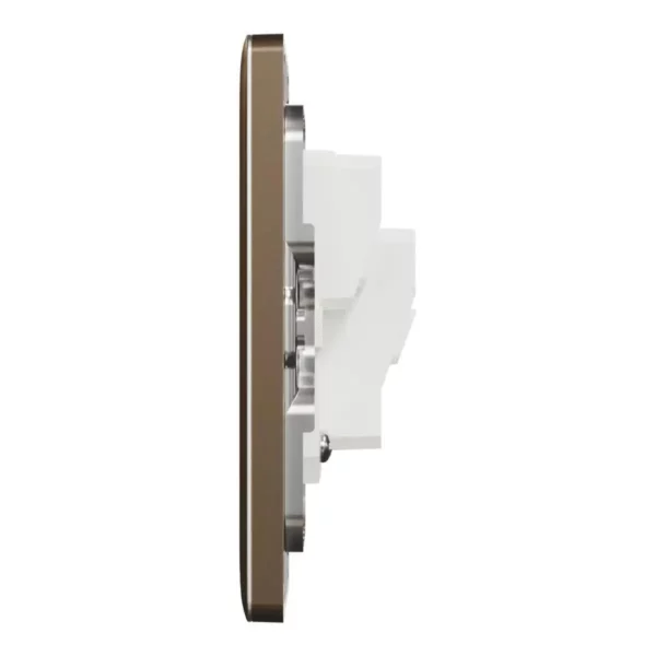 Schneider Socket outlet, Unica X, 13A, 250V, Dark Bronze ,NUX426_DB - Image 4