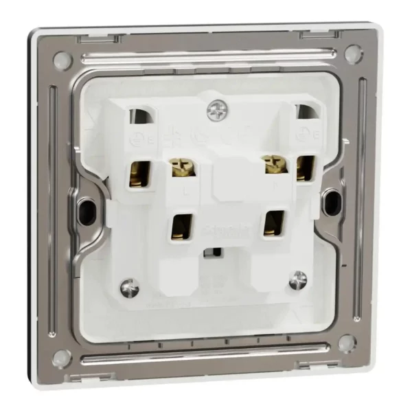 Schneider Socket outlet, Unica X, 13A, 250V,Jet Black ,NUX426_JB - Image 8