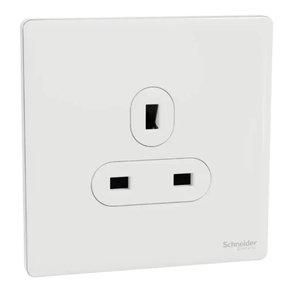 Schneider Socket outlet, Unica X, 13A, 250V, Painted White ,NUX426_PW